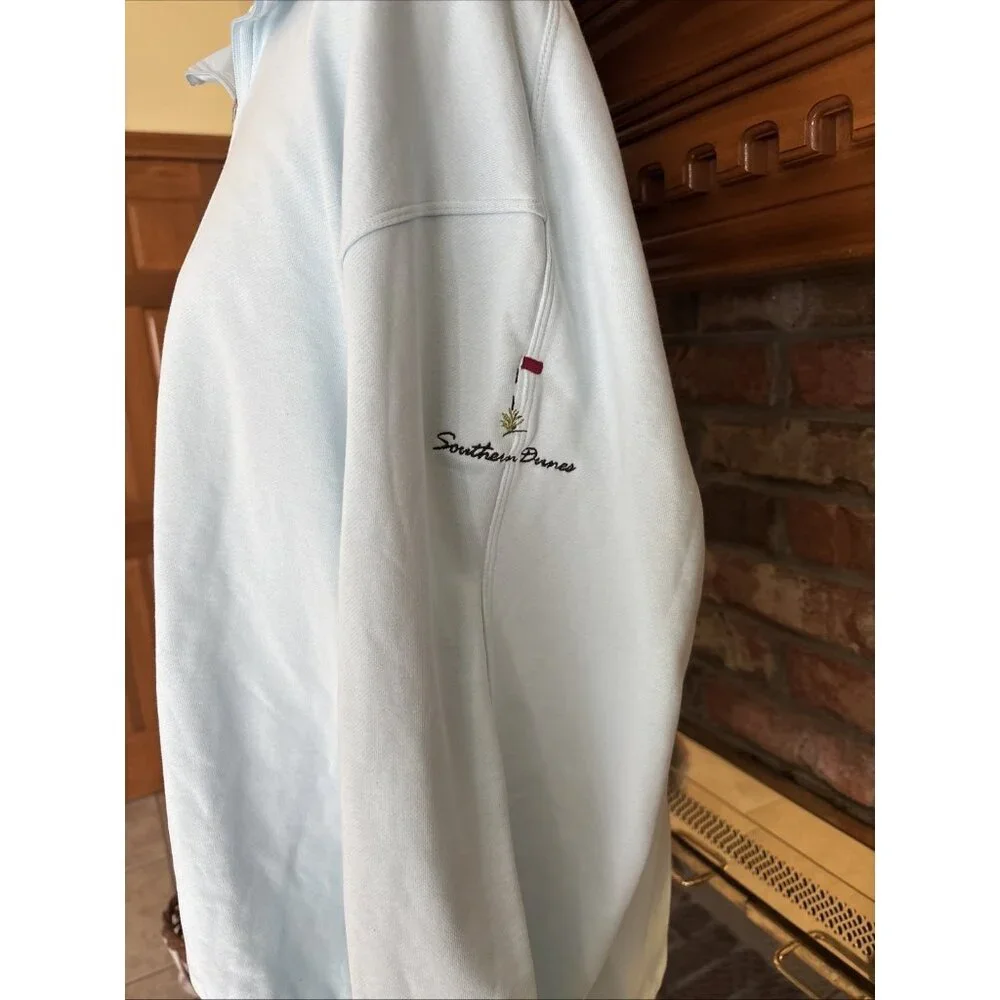 Lululemon Light Blue Quartzip Sweatshirt With Log Southern Dunes Size XL - Picture 2 of 7